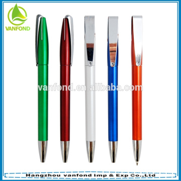 Hochwertiger Kunststoff Sprühfarbe Kugelschreiber mit Metallclip